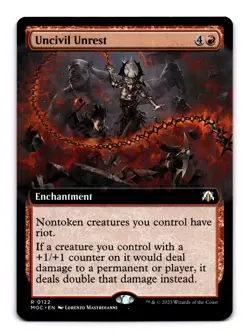 Uncivil Unrest (Extended Art) - 122 March of the Machine R Normal NM - Image 1