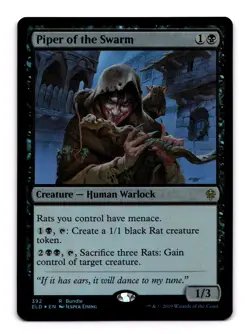 Piper of the Swarm - 392 UMP: Unique and Miscellaneous Promos R Foil LP - Image 1