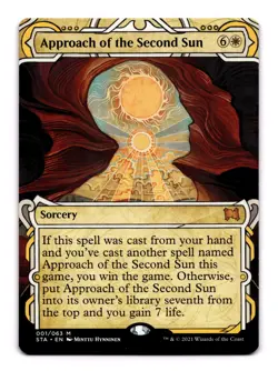 Approach of the Second Sun - 1 STA: Strixhaven: Mystical Archives M Normal NM - Image 1
