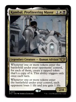 Kambal, Profiteering Mayor - 211 OTJ: Outlaws of Thunder Junction R Normal NM - Image 1