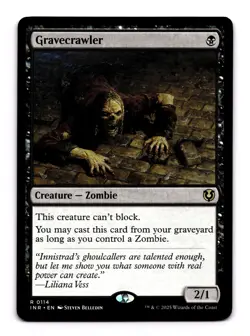 Gravecrawler - 114 INR: Innistrad Remastered R Normal LP - Image 1