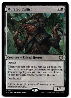 Mutated Cultist - 53 M3C: Commander: Modern Horizons 3 R Normal NM - Image 1