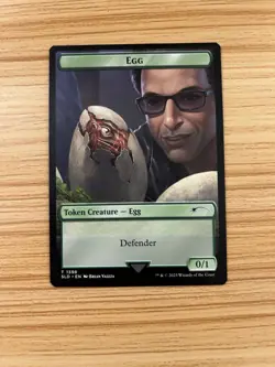 Magic: The Gathering X Jurassic Park Egg Token Secret Lair Drop - Image 1