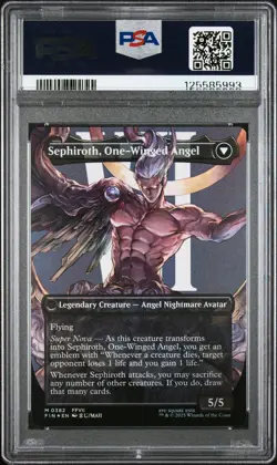 2025 #0382 SEPHIROTH, FABLED SOLDIER/SEPHIROTH, ONE-WINGED ANGEL PSA 9 - Image 2