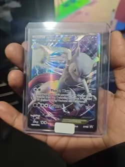 Mewtwo EX XY125 Full Art Black Star Promo Holo Pokemon Card Full Art Rare - Image 1