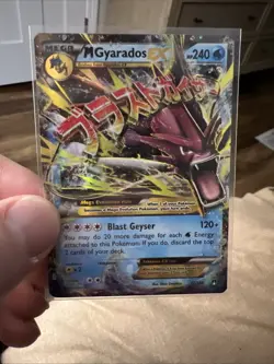 Pokemon Mega Gyarados EX TCG Holo Ultra Rare Card Breakpoint 27/122 NM - Image 1