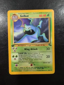 Golbat First Edition Fossil Pokemon 34/62 Regular - Image 1
