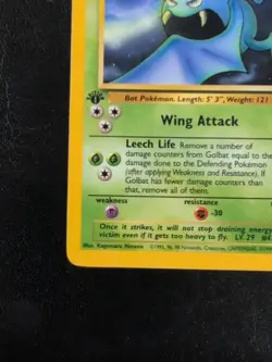 Golbat First Edition Fossil Pokemon 34/62 Regular - Image 5