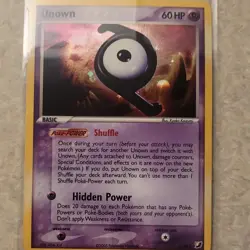 POKEMON UNOWN (Z) Z/28 UNSEEN FORCES HOLO RARE - Image 1