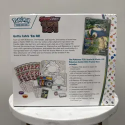 151 Pokemon Center ETB Elite Trainer Box Scarlet & Violet Pokemon TCG SEALED/NEW - Image 2