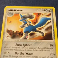 Pokemon Lucario Platinum 53/127 Regular Uncommon Mod/Heavy Playd *FREE SHIPPING* - Image 2