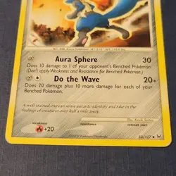 Pokemon Lucario Platinum 53/127 Regular Uncommon Mod/Heavy Playd *FREE SHIPPING* - Image 3