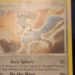 Pokemon Lucario Platinum 53/127 Regular Uncommon Mod/Heavy Playd *FREE SHIPPING* - Image 4