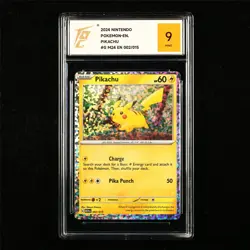 TQG 9 MINT 2024 Pokemon ENG Pikachu 002/015 - Image 1