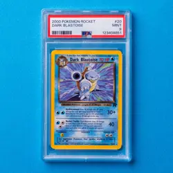 Pokemon TCG 1999 Dark Blastoise 20/82 Team Rocket Non Holo PSA 9 - Image 1
