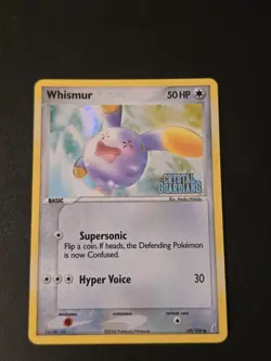 Whishmur 69/100 Reverse Holo Pokemon Ex Crystal Guardians - NM - Image 1