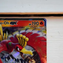Pokemon Ho-Oh GX SM57 Black Star Promo Full Art Holo - Image 3