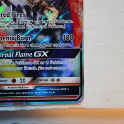 Pokemon Ho-Oh GX SM57 Black Star Promo Full Art Holo - Image 5