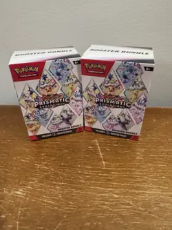 Pokemon TCG Prismatic Evolutions Booster Bundle Lot Of 2 New & Factory Sealed - Image 1