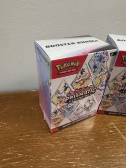 Pokemon TCG Prismatic Evolutions Booster Bundle Lot Of 2 New & Factory Sealed - Image 2