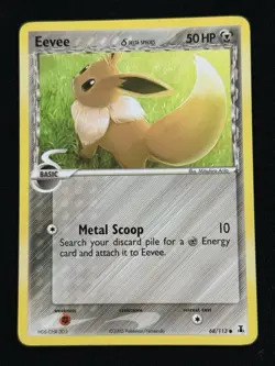 Eevee #68/113 - Pokemon TCG - EX Delta Species - Common - LP - Image 1
