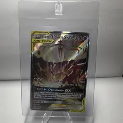 Pokemon TCG Espeon & Deoxys GX SM240 TAG TEAM Full Art Promo Holo 260 HP - Image 1