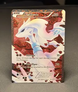 Pokemon TCG: Reshiram RC22/RC25 - Full Art - Legendary Treasures - *NM* - Image 1