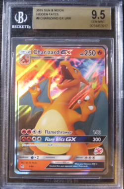 2019 POKEMON HIDDEN FATES CHARIZARD GX BATTLE ACADEMY 9/68 BGS 9.5 (PSA 10U) - Image 1