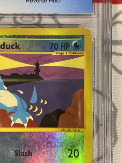 CGC 7.5 2003 Pokemon Gem Mint Golduck Reverse Holo Aquapolis 50b TCG PSA 1066 - Image 3
