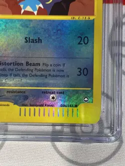 CGC 7.5 2003 Pokemon Gem Mint Golduck Reverse Holo Aquapolis 50b TCG PSA 1066 - Image 5