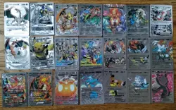2024 Pokemon Silver Foil Fan Art Lot Of 21 Cards - Image 1