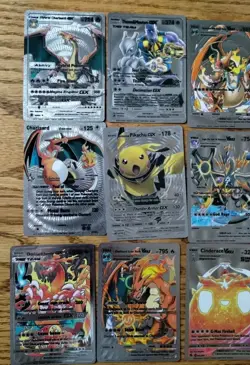 2024 Pokemon Silver Foil Fan Art Lot Of 21 Cards - Image 2