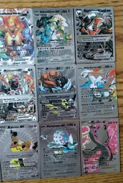2024 Pokemon Silver Foil Fan Art Lot Of 21 Cards - Image 4