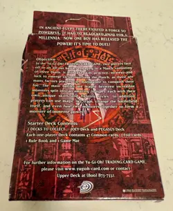 1996 Yu-Gi-Oh 1st Edition Pegasus Starter Deck Factory SEALED Trading Card Game - Image 3