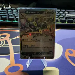 Pokemon Umbreon ex 060/131 Full Art Rare Holo 280HP Moon Mirage EX Card 2023 - Image 1