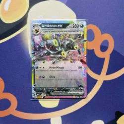 Pokemon Umbreon ex 060/131 Full Art Rare Holo 280HP Moon Mirage EX Card 2023 - Image 2