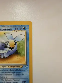 Pokemon TCG Light Vaporeon Neo Destiny Card 52/105 Common - Image 3