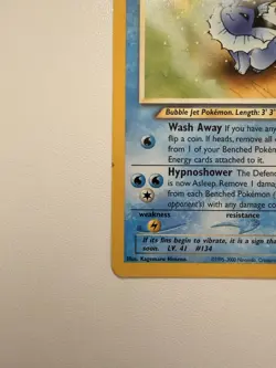 Pokemon TCG Light Vaporeon Neo Destiny Card 52/105 Common - Image 5