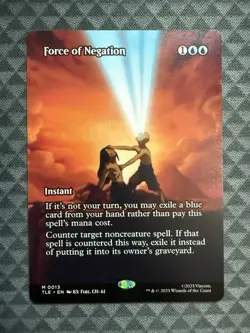 MTG Force of Negation #0013 Borderless M Avatar: The Last Airbender: E-L (TLE) - Image 2