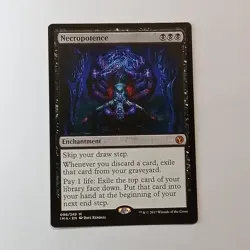 MTG Necropotence Iconic Masters Regular Mythic MINT UNPLAYED - Image 1