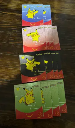 Lot of 14 SEALED 2021 Pokemon 25th Anniversary McDonalds Pack - Image 1