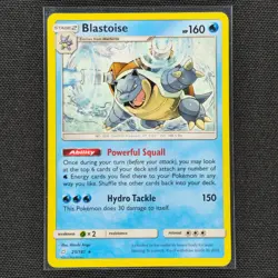 Blastoise - 25/181 - Rare - Non Holo - Team Up - Pokemon Card - LP - Image 1