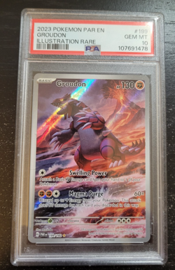 Pokemon - Groudon - Illustration Rare - #199 PSA 10 Gem Mint - Image 1