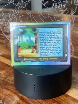 EP11 Charmander - The Stray Pokemon- Topps 1999/2000 TV Animation Blue Logo - Image 2