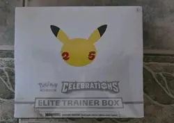 Pokemon Celebrations 25th Anniversary Elite Trainer Box (ETB) - Factory Sealed 820650809439 - Image 1