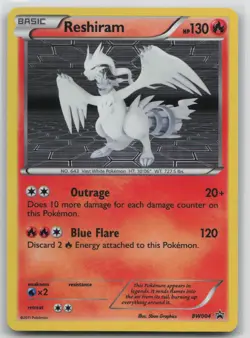 Pokemon Card Reshiram - Promo Black and White Promos BW004 - Image 1