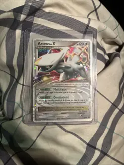 Pokemon TCG Arceus LV.X Holo Rare 2009 good condition - Image 1