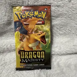 Pokemon Dragon Majesty Booster Pack Factory Sealed Charizard Art - Image 3