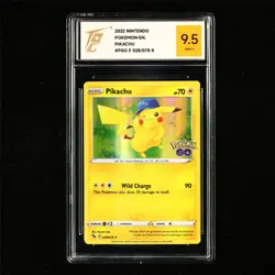 TQG 9.5 MINT+ 2022 Pokemon ENG Pikachu 028/078 R - Image 2