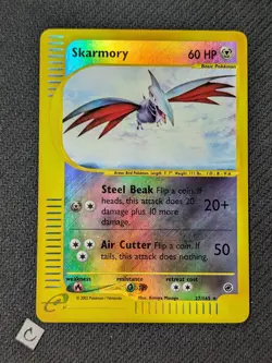 Skarmory 27/165 - Expedition Base Set Reverse Holo Rare Pokemon TCG MP - Image 1
